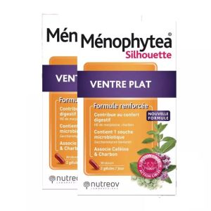 Ventre Plats Menophytea silhouette - 2x30 Comprimes