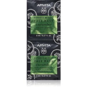 Express Beauty Masque Visage Hydratant au Concombre 2 x 8 ml