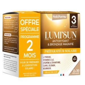 Lumi'Sun Préparateur Solaire 2x30 Gélules