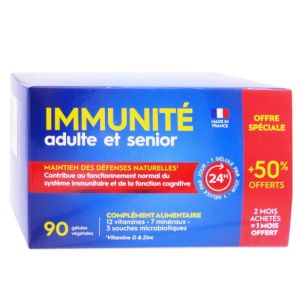 Immunité Adulte et Sénior 90 gélules