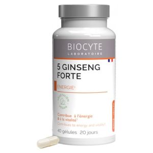 Longevity 5 Ginseng Forte 40 Gélules