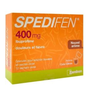 Spedifen 400mg 12 sachets-dose Cola Citron