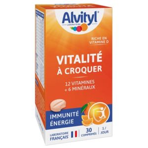 Vitalité Immunité Énergie 30 Comprimés à Croquer