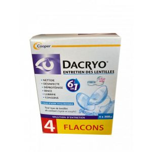 Dacryo - Entretien des Lentilles - 4x 360ml