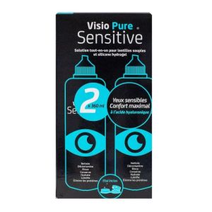 Sensitive solution lentilles 2x360ml