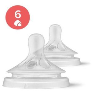 Philips Avent Lot 2 tétines Natural Response liquides épais