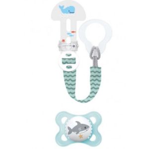 Kit sucette Original 2-6m + attache-sucette New MAM Animaux