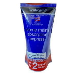 Crème Mains Absorption Express - 2x75ml