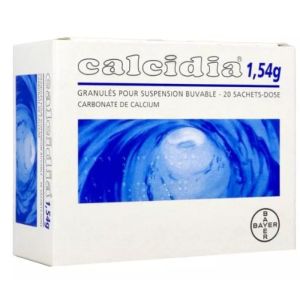 Calcidia 1,54g  granulé pour suspension buvable en sachet-dose