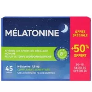 Pharmascience – Pharmabest Melatonine 1.9mg x45 gélules