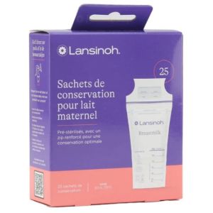 25 Sachets de Conservation de Lait Maternel