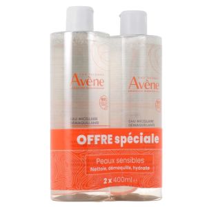 Eau Micellaire Démaquillante 2x400ml