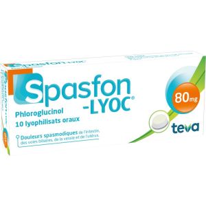 Spasfon Lyoc 80 mg, lyophilisat oral - Boite 10