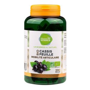 Cassis feuille bio 200 gélules