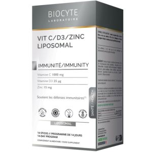 Vit C D3 Zinc Liposomal 14 Sticks