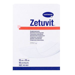 Zetuvit pansements absorbants 10x10cm