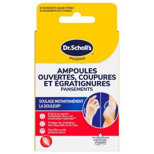 Ampoules Ouvertes Coupures et Égratignures 6 Pansements
