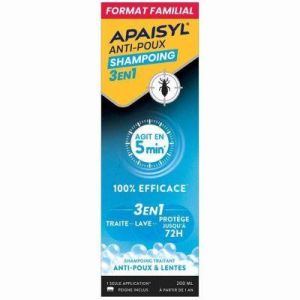 Apaisyl Anti-Poux Shampooing 3 en 1 200 ml