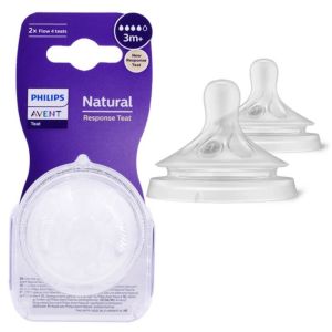 Natural Response Tétines débit 4 - lot de 2