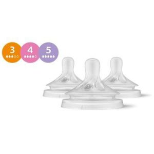 Philips Avent Lot 3 tétines Natural Response multi-tailles