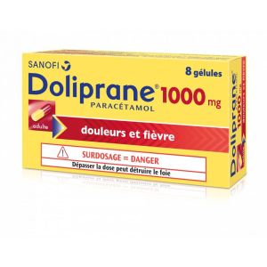 Doliprane 1000mg adulte 8 gélules