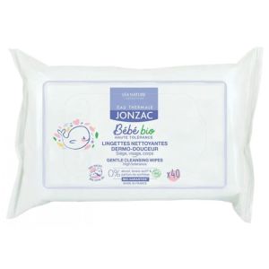 Bébé Bio Lingettes Nettoyantes Dermo-Douceur 40 Lingettes