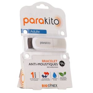 Parakito Bracelet Anti Moustique Rechargeable Adulte