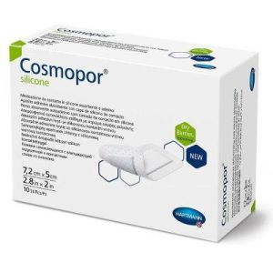 Cosmopor Silicone 7,2 X 5 Cm 10