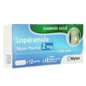 Lopéramide 2mg - 12 gélules