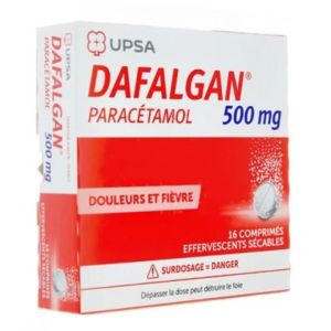 Dafalgan 500mg - 16 comprimés effervescents