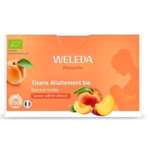 Tisane Allaitement bio Pêche Abricot - 20 sachets