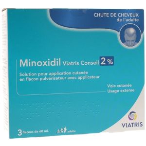 Minoxidil Viatris conseil 2%