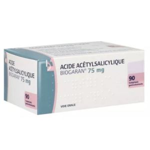 Acide Acetylsalicylique Comprimé Gastrorésistant 75mg