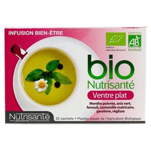 Infusion bio ventre plat 20 sachets