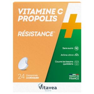 Vitamine C & propolis résistance Nutrisanté x 24 comprimés