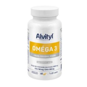 Oméga 3 Cœur Cerveau Vision 60 capsules