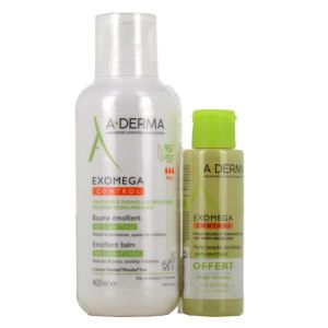 Exomega Control Baume Emollient Anti-Grattage + huile lavante Exomega Control 100 ml OFFERTE