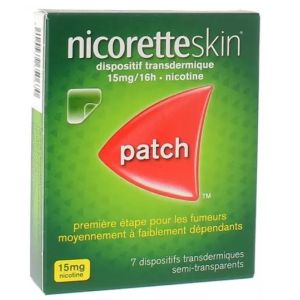 NicoretteSkin Etape 2 15mg/16 heures 7 patchs