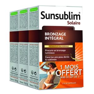 Sunsublim intégral 3x30 comprimés