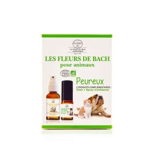 Les Fleurs de Bach pour animaux Peureux - 10ml et 20ml