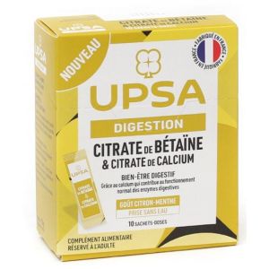 Digestion Citrate de bétaïne & Citrate de calcium - 10 sachet-dose