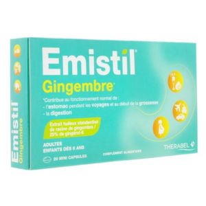 Emistil Gingembre - 20 capsules