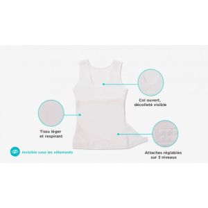 Gilet Percko Lyne Up Femme Nude Pk7