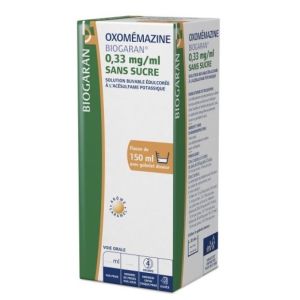 Oxomémazine Sirop Sans sucre 150 ml