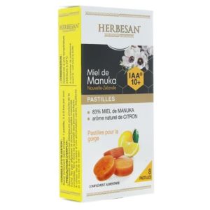 Pastilles Miel De Manuka 10+ Citron 8 Pastilles