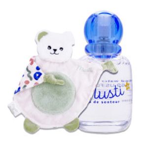 Coffret Musti eau de senteur 50 ml + doudou vert