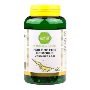 Huile de foie de morue 200 capsules