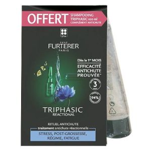 Triphasic Reactional 12x5,5ml + shampooing offert