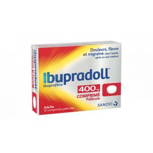 Ibupradoll 400mg 12 comprimés pelliculés
