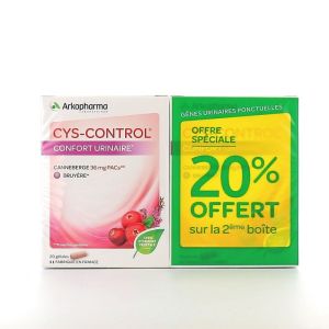Cys Control - Confort urinaire - 2 x 20 gélules
